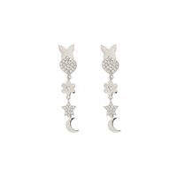 Orecchini Cuori Milano Donna Bicocca in Argento Zirconia 24965231 - 24965231